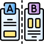 퍼포먼스 마케팅 ABN Test 아이콘 이미지